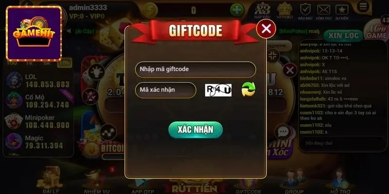 Giftcode Hitclub cho người giới thiệu.